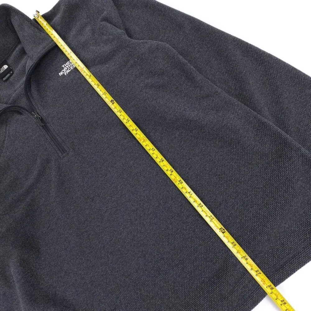 NEW North Face Textured Cap Rock 1/4 Zip‎ Fleece Jacket Gorpcore XL ASPHALT GREY